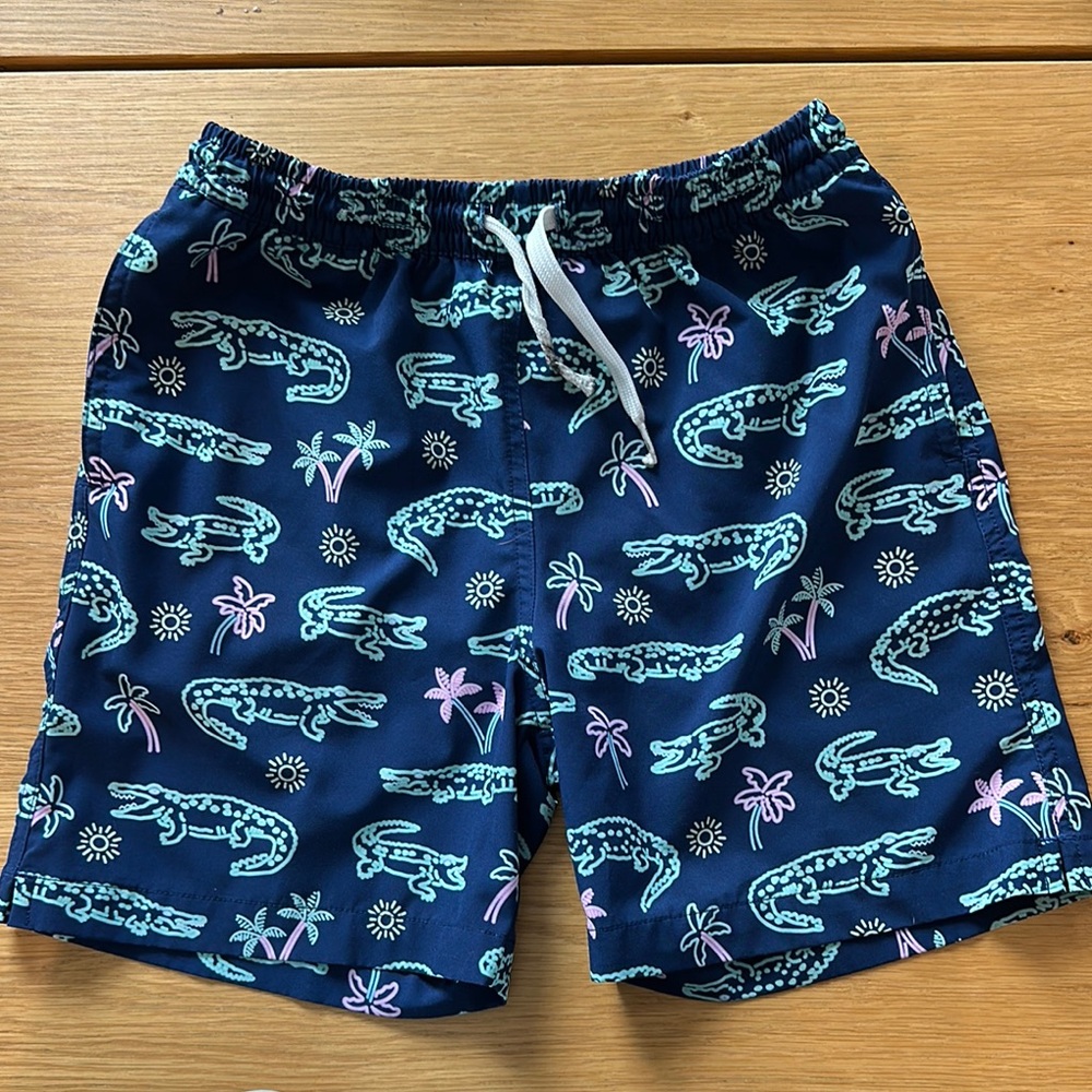 Chubbies Neon Glades Swim Trunks Boys Size M 10/12